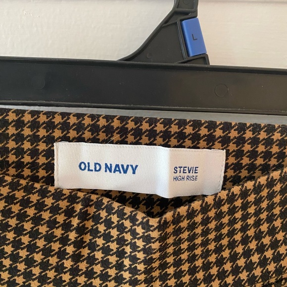 Gold and Black Houndstooth Stevie Leggings Old Navy - Sz L - Picture 3 of 3